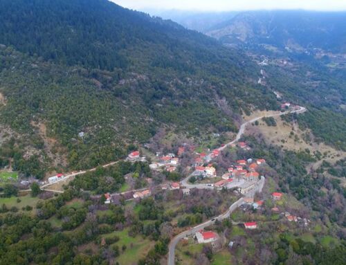 Λεπιανά Ευρυτανίας: Το πανέμορφο χωριό από ψηλά…