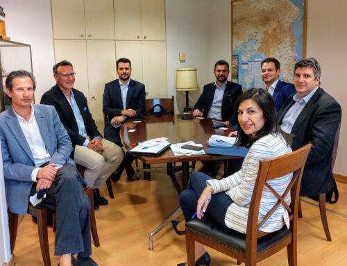 Συνάντηση Ολυμπίας Αναστασόπουλου με στελέχη της πολυεθνικής εταιρίας D-Marin